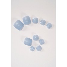 Pop Beauty Ayak Takma Tırnak Seti & Zararsız Yapıştırıcı