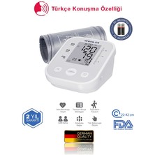 Wohler Konuşan Üst Koldan Ölçer Dijital Tansiyon Aleti , Nabız Ölçer, Usb Girişli , 99 Ölçüm Hafıza Çantalı