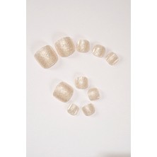 Pop Beauty Ayak Takma Tırnak Seti & Zararsız Yapıştırıcı