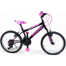 CESA BİSİKLET Wheelo 20 Jant Vitesli Pembe Ön Amortisörlü Çocuk Bisikleti