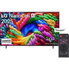 Lg 65NANO90A 65 Inç 165 Ekran 4K Smart Aı Uydu Alıcılı 60Hz HDR10 Sihirli Kumanda WEBOS25 LED Tv