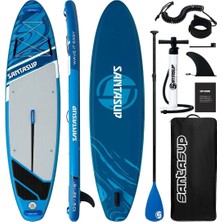 Santasup 320 cm x 81 cm x 15 cm Şişme Paddle Board – Şişme Sup Board 195 kg Taşıma Kapasiteli Aile & Yoga Sup Şişme Sörf Tahtası