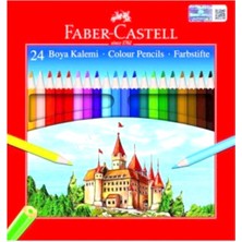 Faber-Castell Faber Castell Kuru Boya 24LÜ Karton Kutu - 3 Adet