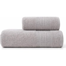 Ege Cotton Lüks 2'li Banyo Havlusu & Hamam Seti - Ultra Yumuşak Ekstra Büyük
