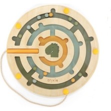 Trixie Mr. Dino Ahşap Yuvarlak Manyetik Labirent