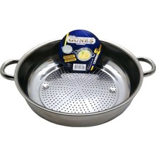 Marsilyan No-1 - 26CM Basık Süzek Metal Süzgeç (4887)