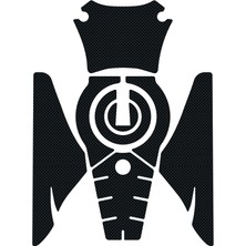 Grippatch Yamaha Tmax Techmax (2024) Uyumlu 9 Parça 6d Karbon Tank Pad Seti