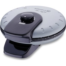 Korkmaz Mia Gri Waffle Makinesi 1800 W Ergonomik Tasarım ve Granit Kaplama Özellikleriyle