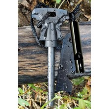 Marsilyan Acil Durum Magnezyum Çubuk Çakmaktaşı Hayatta Kalma Ateş Başlatıcı Çakmak Kiti Düdük Hediyeli