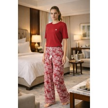 Pijapia Yumuşak Dokulu Kısa Kol Kadın Pijama Takım 2901