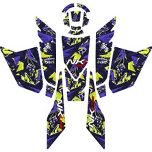 Grippatch Cf Moto 250 Nk (2023) Uyumlu 15 Parça Tank Pad Seti GC17-R2