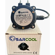 Ayscore Fan Motoru 20/25/35 WNEC6115PRO 1400 Devir (SRF09)250-300 mm Pervane 28 Derece Açı AYAKSIZ(KOLİ24AD)