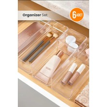 Orvila Makyaj ve Takı Düzenleyici Organizer Set 6'lı
