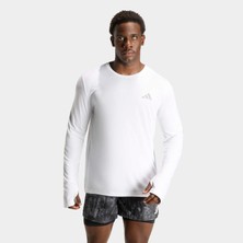 adidas Adi365 Running Essentials Erkek Beyaz Koşu Sweatshirt.-