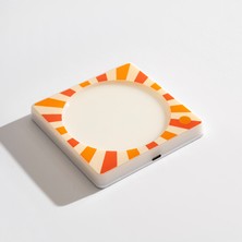 Icolight Glint – Şarj Edilebilir LED Işıklı Bardak Altlığı | Ultra Ince Işıklı Içecek Matı | Solar Bloom