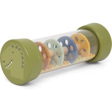 Trixie Mr. Dino Ahşap Rain Stick – Bebekler Için Duyusal Oyuncak