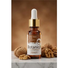 Botanica %100 Saf Ceviz Yağı Soğuk Sıkım Cilt Besleyici Nemlendirici Doğal Bitkisel Onarıcı Bakım 20 ml