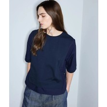 İpekyol Kumaş Mix Büzgülü Tişört IS1260070239015