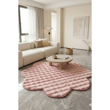 Tropikal Home Bubble Papatya Halı Kaymaz Taban Pofuduk Yumuşak Dekoratif Salon Oturma Yatak Çocuk Odası Halısı