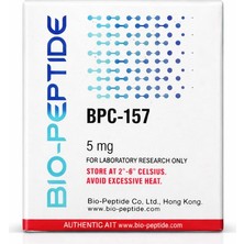 Bio-Peptide BPC-157 5 Mg | Liyofilize Peptit | Research Use Only | Laboratory Grade