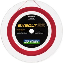 Yonex - Exbolt 68 - 0.68 - 200 M - Kırmızı - Badminton Kordajı