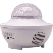 Epilons Çok Renkli Projektör Lamba Disko Topu Gece Lambası Kablosuz