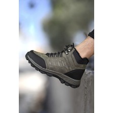 Riccon Haki Erkek Bot İç Kürklü Su Geçirmez Malzeme ile Rahat Taban Özelliği 0012X6