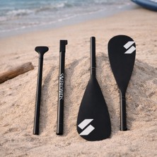 SavaBoards Çift Taraflı Sup Küreği – Alüminyum Paddle Board & Kayak Küreği (Pembe / Mavi / Siyah)
