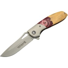 Tekinhediyelik Haps Bugs Fosforlu Avcı Çakısı Kırmızı