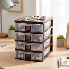 Daniska Mini 4 Çekmeceli Komidin Organizer
