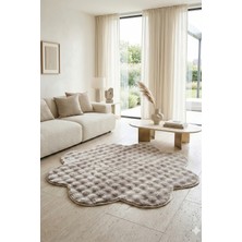 Tropikal Home Bubble Papatya Halı Kaymaz Taban Pofuduk Yumuşak Dekoratif Salon Oturma Yatak Çocuk Odası Halısı