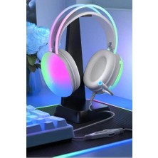 Epilons Kulak Üstü Kablosuz Bluetooth Kulaklık Unısex Renkli Işıklı Kulaklık