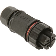 TTAF 3 Pin Takım Su Geçirmez Saha Montaj Sökülür - Takılır Konnektör