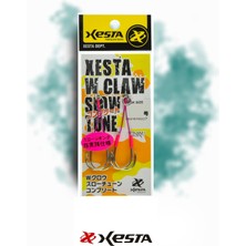 Xesta W Claw Hold Tune Assıst Iğne Double 4 cm #4/0 2p