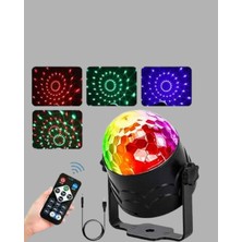 Epilons Rgb LED Disko Küresi 7 Modlu Uzaktan Kumandalı