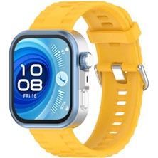 Epilons Huawei Watch Fit 3 Klasik Kordon - Sarı