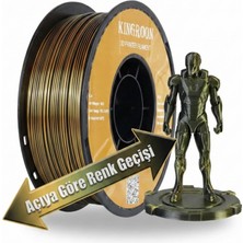 Kingroon Silk Çift Renk (Dual) Pla Filament Altın-Siyah  High Speed (600MM/S) - Bambu Lab ve K1 Uyumlu - 1.75MM 1 kg