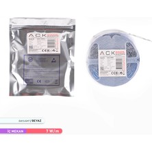 Ack 6500K Beyaz Işık 7W 4040 60 Led'li Şerit LED AS01-00803