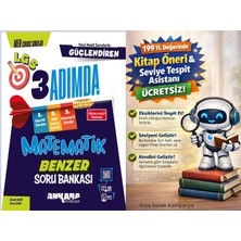 Ankara Yayıncılık 8. Sınıf Matematik 3 Adımda Soru Bankası + 199 Tl Seviye Tespit ve Kitap Öneri Asistanı Hediye (Yeni Baskı)