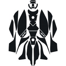 Grippatch Bmw S1000RR (2025) Uyumlu Kaydırmaz 6d Karbon 24 Parça Tank Pad Seti Gc-96