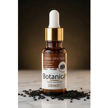 Botanica %100 Saf Çörekotu Yağı Soğuk Sıkım Saç Bakımı Besleyici Güçlendirici Doğal Bitkisel Damla 20 ml