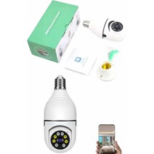 Epilons Güvenlik Kamerası Wi-Fi Özellikli 360 Derece Full Hd 1080P Ampül Kamera