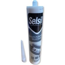 Selsil Silikon Genel Amaçlı Su Gecırmez 280 gr (Şeffaf)