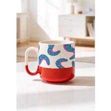 BB Design Ahtapot Tasarımlı Seramik Baskılı Pro Kupa Bardak 330ML