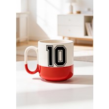 BB Design 10 Numara Tasarımlı Seramik Baskılı Pro Kupa Bardak 330ML