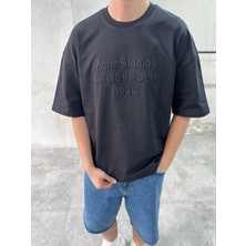Difransel Jeans Erkek Stockholm Nakışlı Oversize T-Shirt