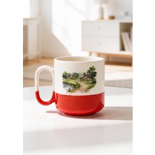 BB Design Doğa Tasarımlı Seramik Baskılı Pro Kupa Bardak 330ML