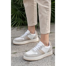 Panorama Deri ve Süet Detaylı Kadın Günlük Sneaker