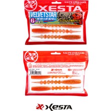 Xesta Velvet Star Silikon Yem 6" 15 cm Kogd 4p