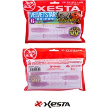 Xesta Velvet Star Silikon Yem 6" 15 cm Kcs 4p